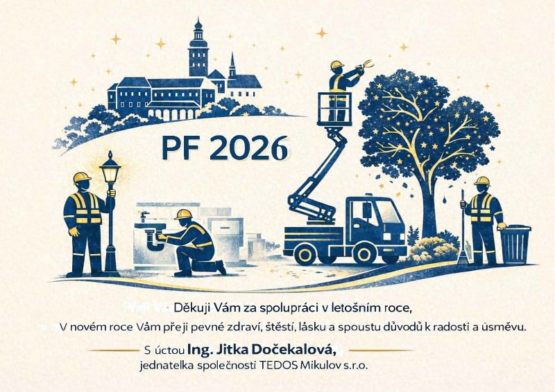 PF 2026 TEDOS Mikulov s.r.o web